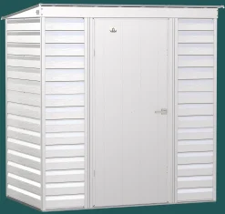 Arrow Metal Sheds-Select Steel Storage Shed, Pent, Flute Grey