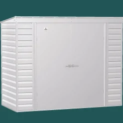 Arrow Metal Sheds-Select Steel Storage Shed, Pent, Flute Grey