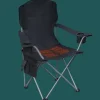 Camp & Go Quad Chairs-CAMP&GO Black Heated Quad Chair