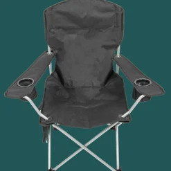 Camp & Go Quad Chairs-CAMP&GO Black Heated Quad Chair