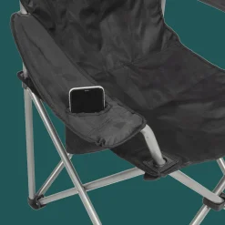 Camp & Go Quad Chairs-CAMP&GO Black Heavy Duty Quad Chair