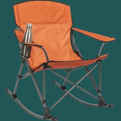 Camp & Go Quad Chairs-CAMP&GO Clay Soft Arm Rocking Quad Chair