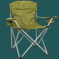Camp & Go Quad Chairs-CAMP&GO Green Heavy Duty Heated Quad Chair