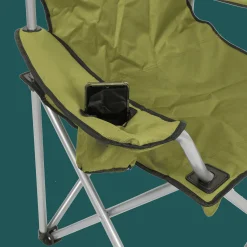Camp & Go Quad Chairs-CAMP&GO Green Heavy Duty Heated Quad Chair