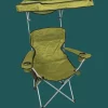 Camp & Go Quad Chairs|Canopy Chairs-CAMP&GO Green Max Shade Quad Camping Chair