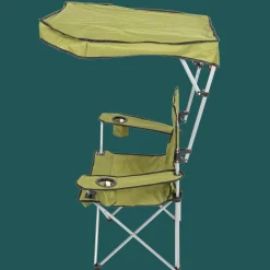 Camp & Go Quad Chairs|Canopy Chairs-CAMP&GO Green Max Shade Quad Camping Chair