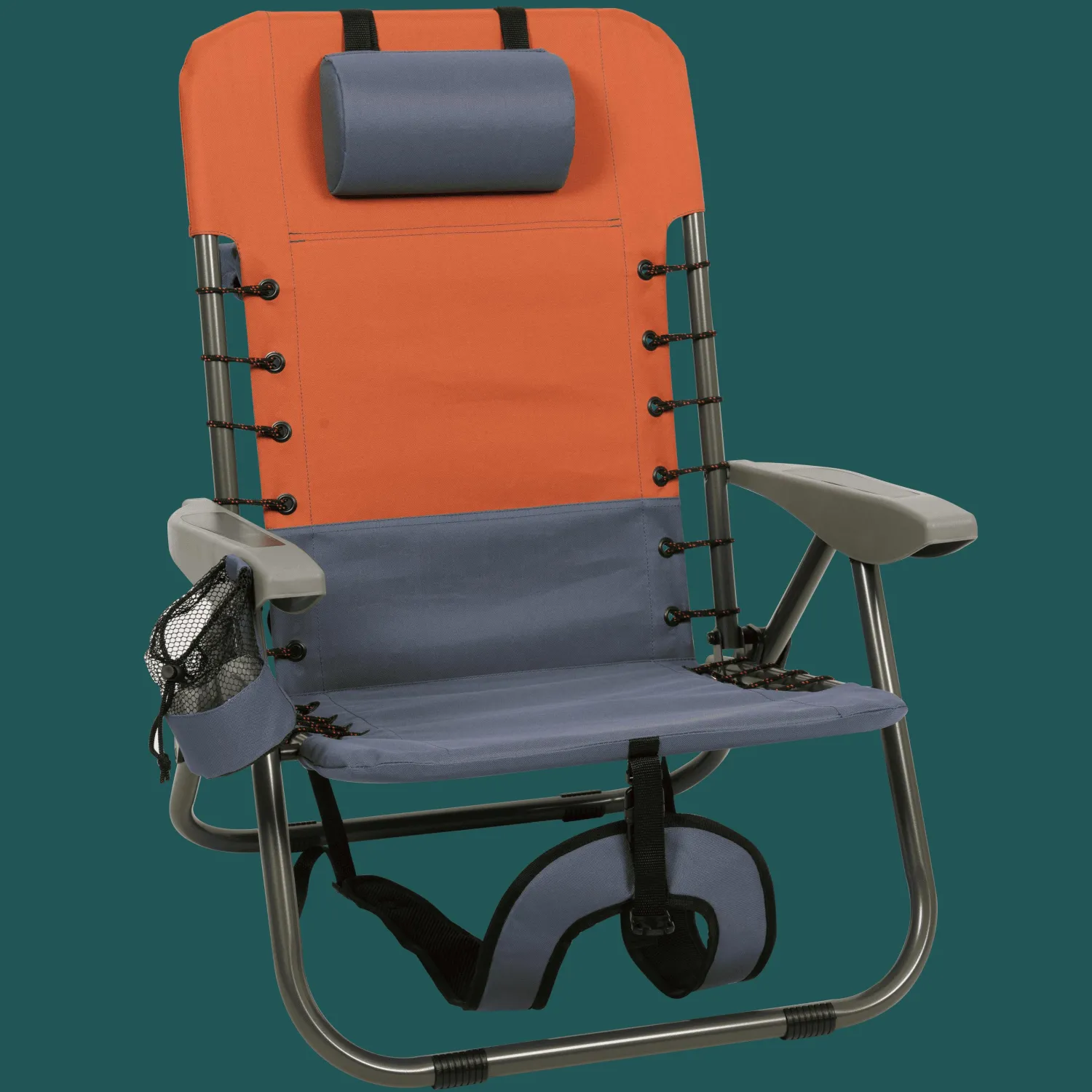 Camp & Go Backpack Chairs-CAMP&GO Lace up removable backpack chair