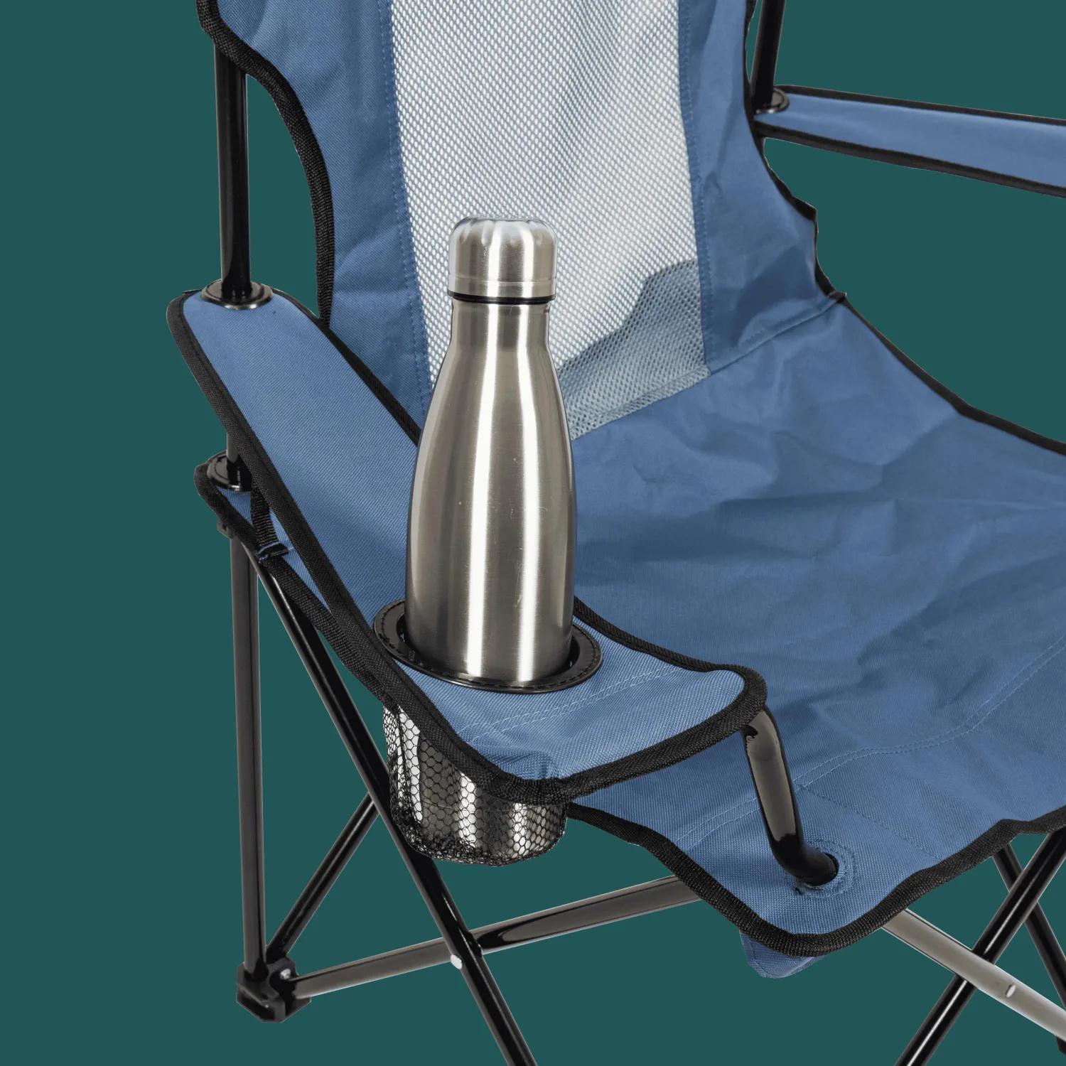 Camp & Go Quad Chairs-CAMP&GO Mesh Back Quad Camping Chair