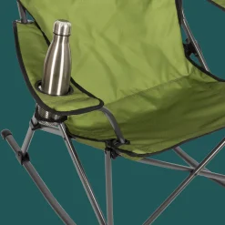 Camp & Go Quad Chairs-CAMP&GO Moss Soft Arm Rocking Quad Chair