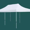 QuikShade Pop-Up Canopies-Commercial C200 Straight Leg Pop-Up Canopy, 10 ft. x 20 ft. White