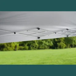 QuikShade Pop-Up Canopies|Canopy Tents-Commercial Straight Leg Pop-Up Canopy, 10 ft. x 20 ft. White