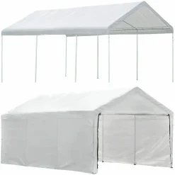 Cover-It Canopy Tents-12 x 20 x 10 ft White
