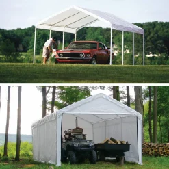 Cover-It Canopy Tents-12 x 20 x 10 ft White
