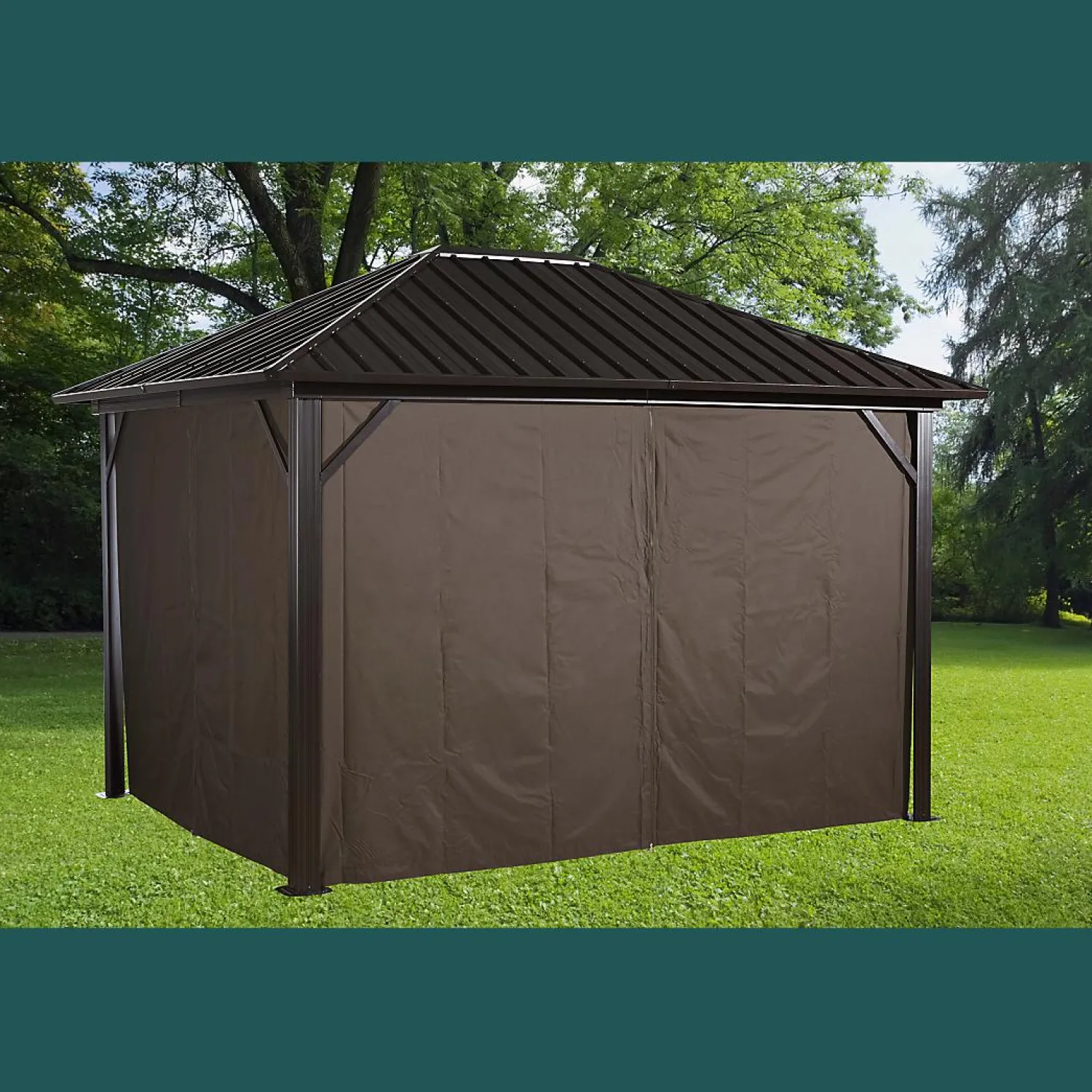 Sojag Gazebo Curtains-Curtains for Genova Gazebo (Gazebo Not Included)