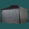 Sojag Gazebo Curtains-Curtains for Monaco Gazebo (Gazebo Not Included)