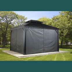 Sojag Gazebo Curtains-Curtains for Moreno Gazebo (Gazebo Not Included)