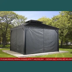 Sojag Gazebo Curtains-Curtains for Moreno Gazebo (Gazebo Not Included)