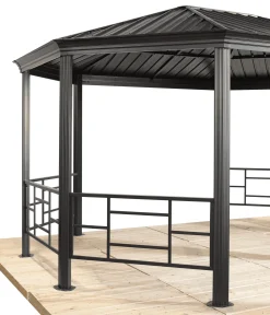 Sojag Gazebo Curtains-Decorative Fences for Komodo Gazebo