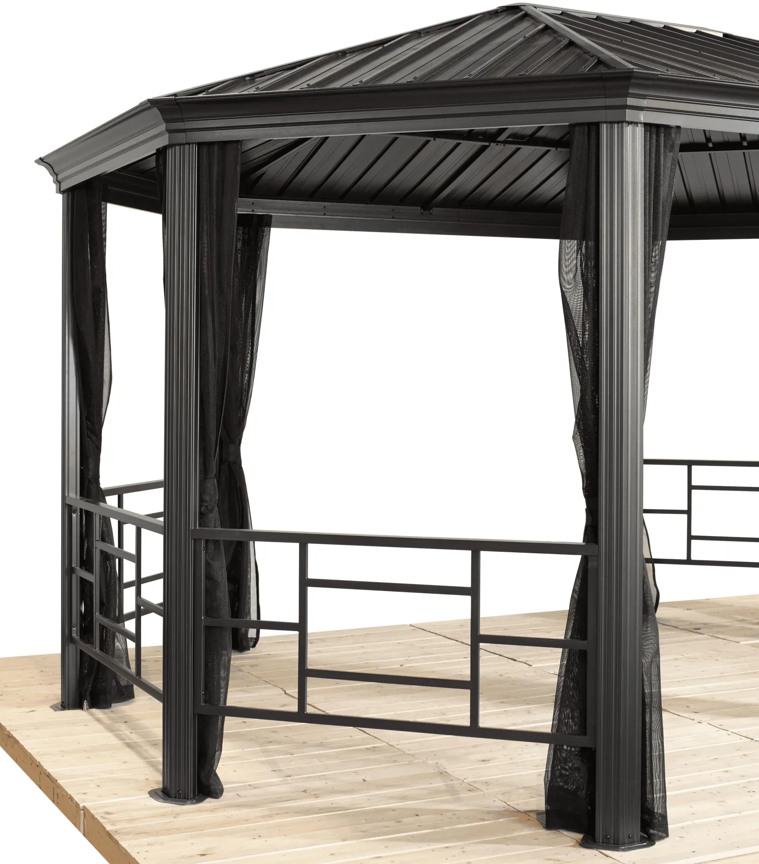 Sojag Gazebo Curtains-Decorative Fences for Komodo Gazebo
