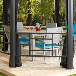 Sojag Gazebo Curtains-Decorative Fences for Komodo Gazebo