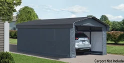 Arrow Carport Enclosure Kits And Walls|Boat-Enclosure Kit for Carport
