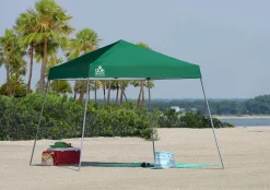 QuikShade Canopy Tents|Pop-Up Canopies-Expedition EX81 Slant Leg Pop-Up Canopy, 12 ft. x 12 ft. Green