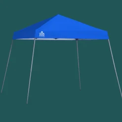 QuikShade Canopy Tents-Expedition EX64 10x10 ft. Slant Leg Canopy- Blue