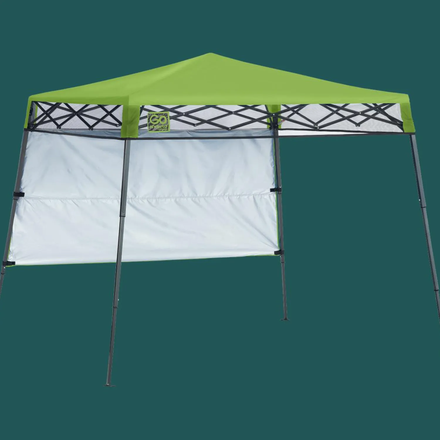 QuikShade Canopy Tents|Pop-Up Canopies-Go Hybrid Slant Leg Pop-Up Canopy, 6 ft. x 6 ft. Red