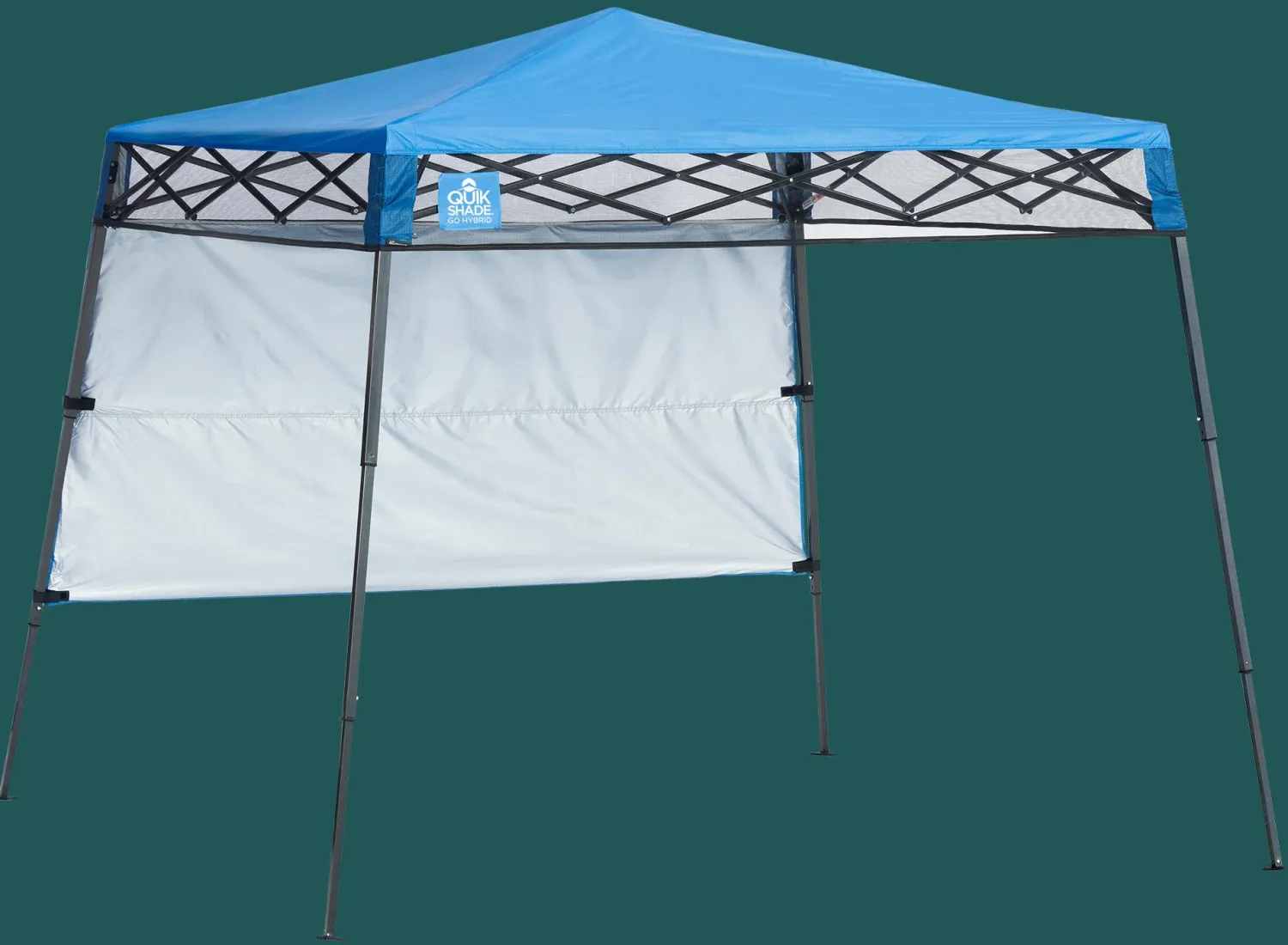 QuikShade Canopy Tents|Pop-Up Canopies-Go Hybrid Slant Leg Pop-Up Canopy, 6 ft. x 6 ft. Red