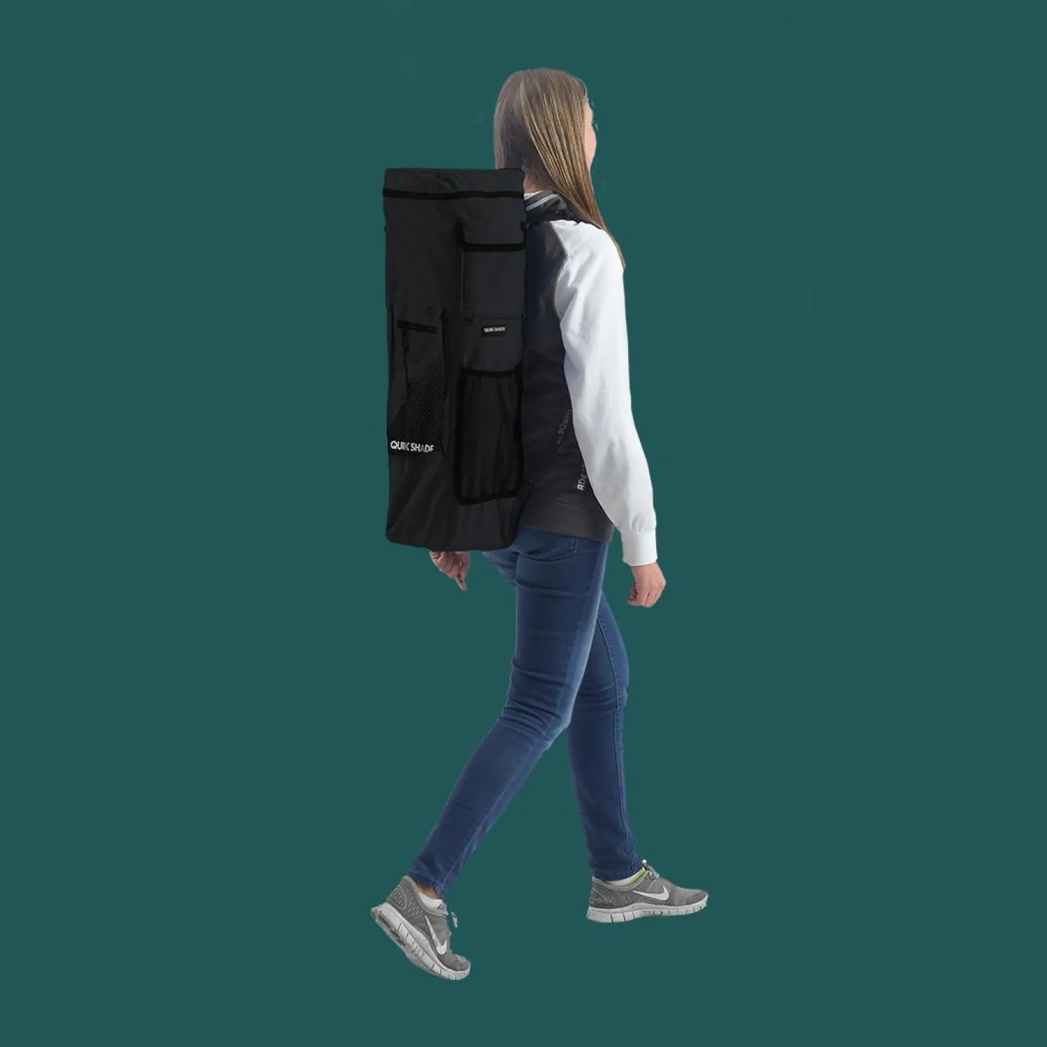 QuikShade Canopy Tents|Pop-Up Canopies-Go Hybrid Slant Leg Pop-Up Canopy, 6 ft. x 6 ft. Red