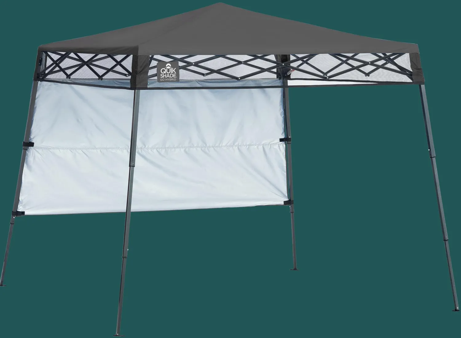 QuikShade Canopy Tents|Pop-Up Canopies-Go Hybrid Slant Leg Pop-Up Canopy, 6 ft. x 6 ft. Red