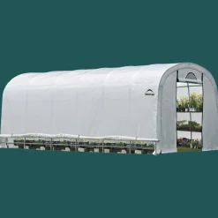 ShelterLogic Portable Greenhouses-GrowIT® Heavy Duty Round Greenhouse, 12 ft. x 24 ft. x 8 ft.