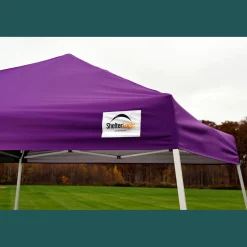 ShelterLogic Canopy Tents-HD Series Slant Leg Pop-Up Canopy, 12 ft. x 12 ft. Purple