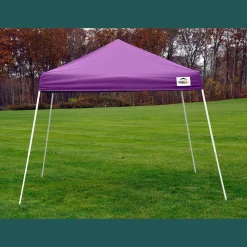 ShelterLogic Canopy Tents-HD Series Slant Leg Pop-Up Canopy, 12 ft. x 12 ft. Purple