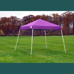 ShelterLogic Canopy Tents-HD Series Slant Leg Pop-Up Canopy, 12 ft. x 12 ft. Purple