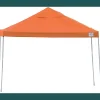 ShelterLogic Pop-Up Canopies|Canopy Tents-HD Series Straight Leg Pop-Up Canopy, 10 ft. x 10 ft. Orange
