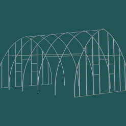 ShelterLogic High Tunnel Greenhouses-High Tunnel Greenhouse, Frame and End Panel Frame