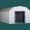 Arrow Metal Sheds-Lexington Steel Storage Shed, 10 ft. x 14 ft. Eggshell