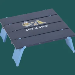 Life is Good® Beach Tables-2 x 2 x 1 ft Blue Family Portable Outdoor Table