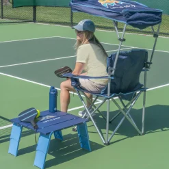 Life is Good® Beach Tables-2 x 2 x 1 ft Blue Family Portable Outdoor Table