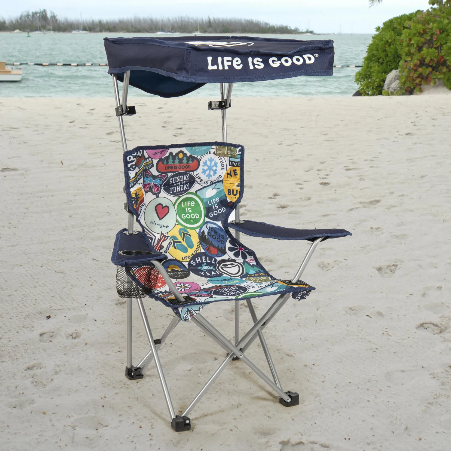 Life is Good® Canopy Chairs-Kids Canopy Quad Chair