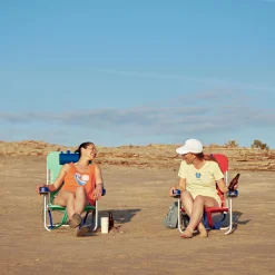 Life is Good® Backpack Beach Chairs-Spearmint Green Lace-up Backpack Beach Chair