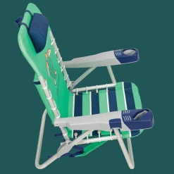 Life is Good® Backpack Beach Chairs-Spearmint Green Lace-up Backpack Beach Chair