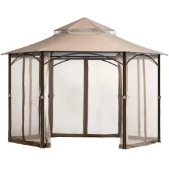 ShelterLogic Soft-Top Gazebos-Magnolia Gazebo, 11 ft. x 11 ft. Bronze