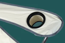 QuikShade Canopy Beach Chairs-Max Shade Folding Chair, Khaki/Gray