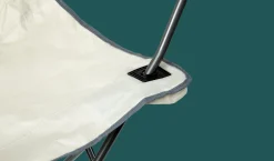 QuikShade Canopy Beach Chairs-Max Shade Folding Chair, Khaki/Gray