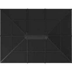 Hard-Top Gazebos-Meridien Hardtop Gazebo, 12 ft. x 16 ft. Dark Gray