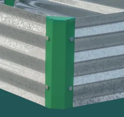 Miracle Gro Raised Beds-Miracle-Gro® 2 x 4 x 2 ft Galvanized Green Raised Garden Bed