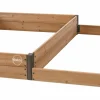 Miracle-Gro Raised Beds-Wood 4 x 8 x 1 ft. 2-tier Raised Garden Bed
