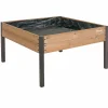 Miracle-Gro Raised Beds-Wood 4 x 4 x 2.3 ft. Raised Garden Planter